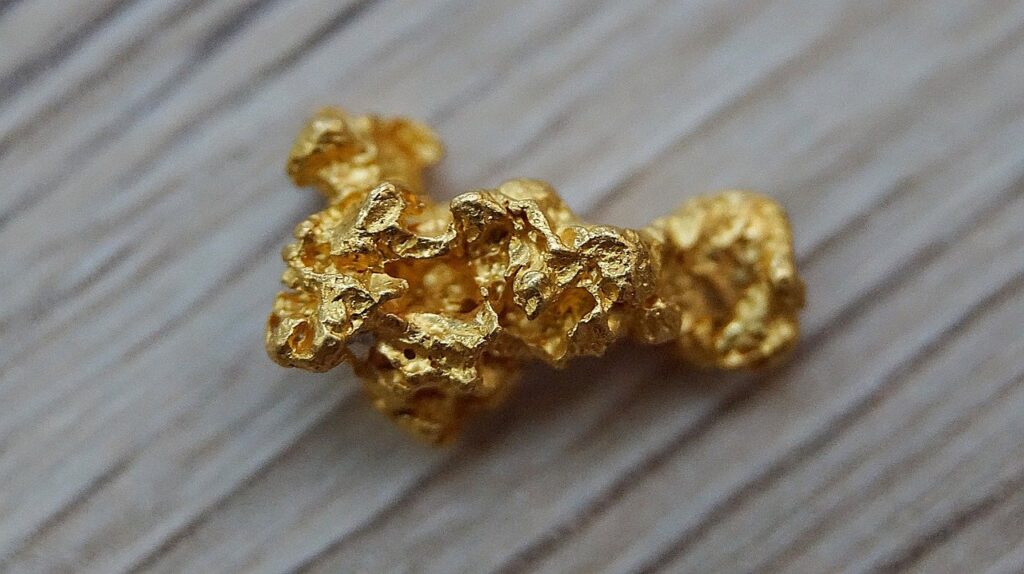 gold nugget, gold, nugget